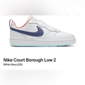 Nike Kids' Sneakers - White and Navy